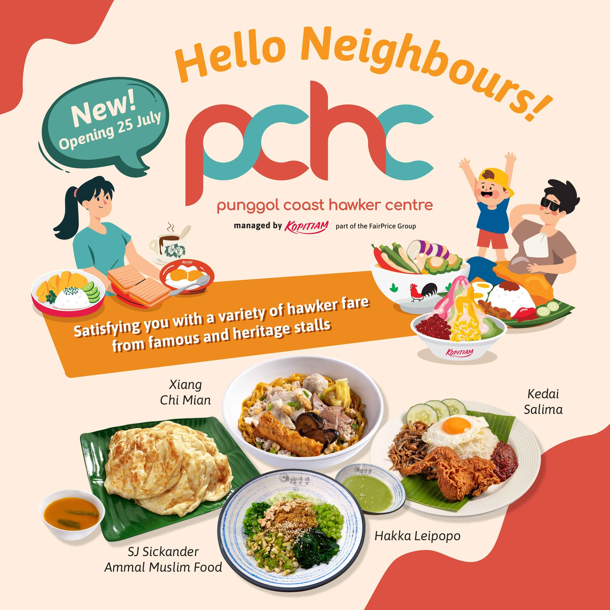 Punggol Coast Hawker Centre Opening 25July 2025: A New Dining Hub in the Northeast