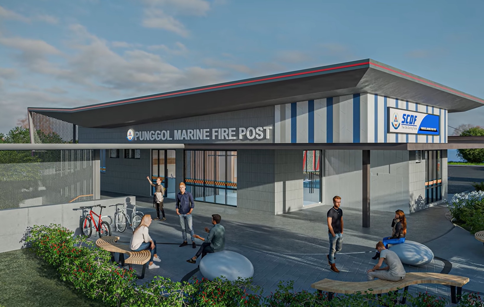 SCDF Breaks Ground on New Punggol Marine Fire Post at Northshore